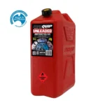 PROQUIP - 20L Plastic Fast Pour Fuel Can – Unleaded Red
