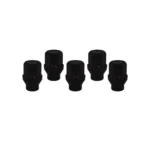 EVOCorse -  LC200 & LC70 - Fixing kit: 5 black closed lug nuts with shank M14x1.50 (132)