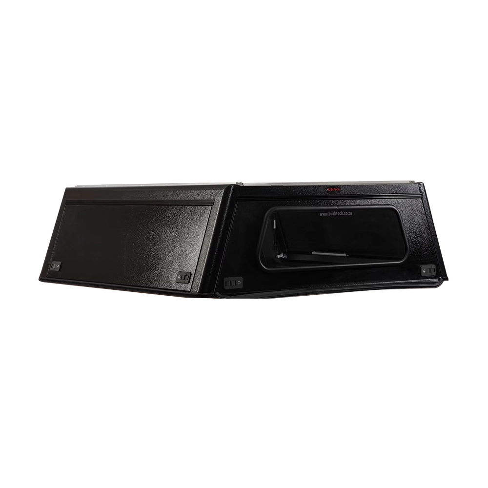 BT- Canopy - TOY. LANDCRUISER DOUBLE CAB CANOPY - FRAME TEXTURED  BLACK - DOOR AND ROOF Smooth TEXTURED BLACK - FRONT AND REAR WINDOW