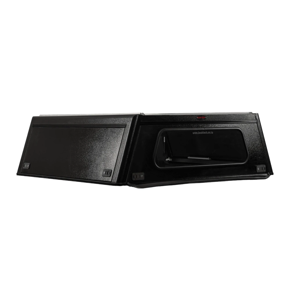 BT - Canopy Ford Ranger T6 Gen2 D/C (  V5 ) Textured Black Frame Smooth Textured  Black Panels