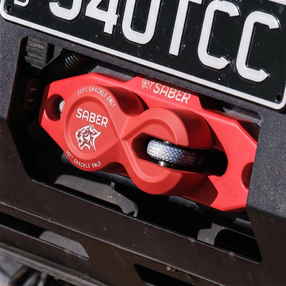 ALLOY WINCH SHACKLE PRO RED