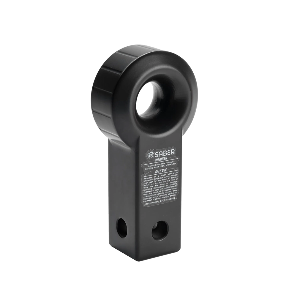 SABER - Recovery Rear Hitch - Aluminium (Cerakote Black) *NEW*