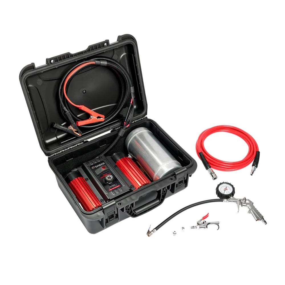 SABER -  Select Series_Twin Air Compressor,  Case & Inflation Kit