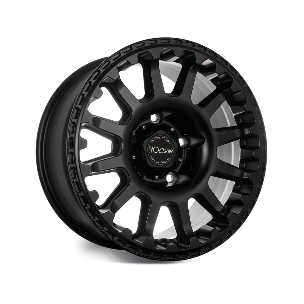 EVO - Alloy wheel Atlas 8x17", ET=40, PCD=6x139.7,  CB=95.1 - Matt black (Naked)