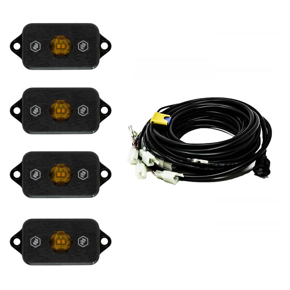 BAJA - 44-LED Rock Light Kit - Universal (AMBER)