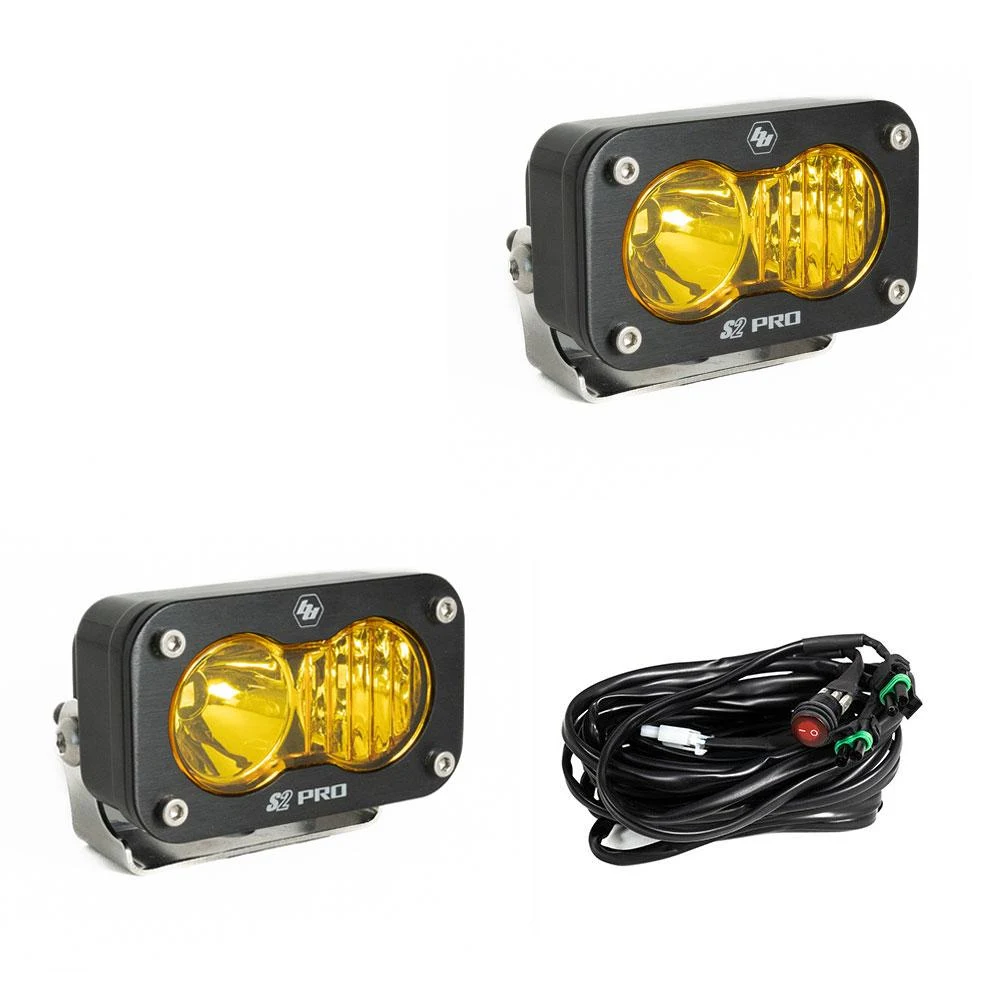 BAJA - S2 Pro, Pair Driving/Combo, LED, Amber