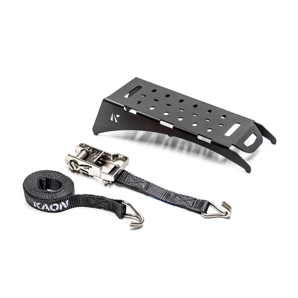 KAON - Out-Back Spare Tyre Mount [Option: With Ratchet Strap]