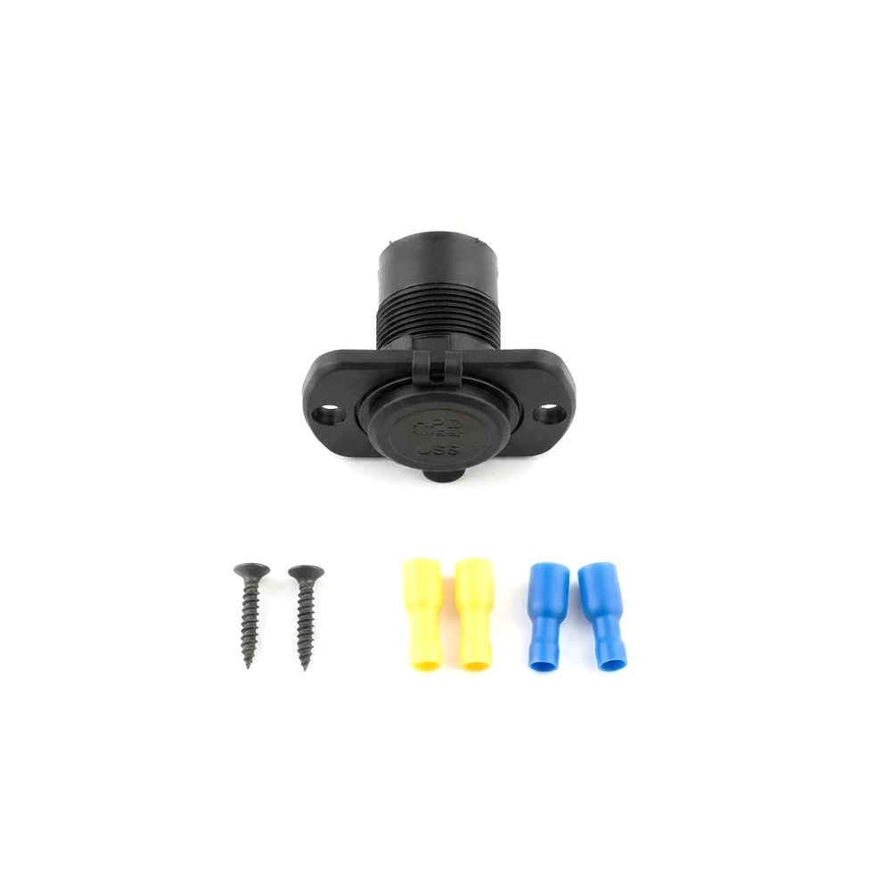 NL - 29mm Panel Mount Bracket QC3.0 dual USB quick charger (A&C)