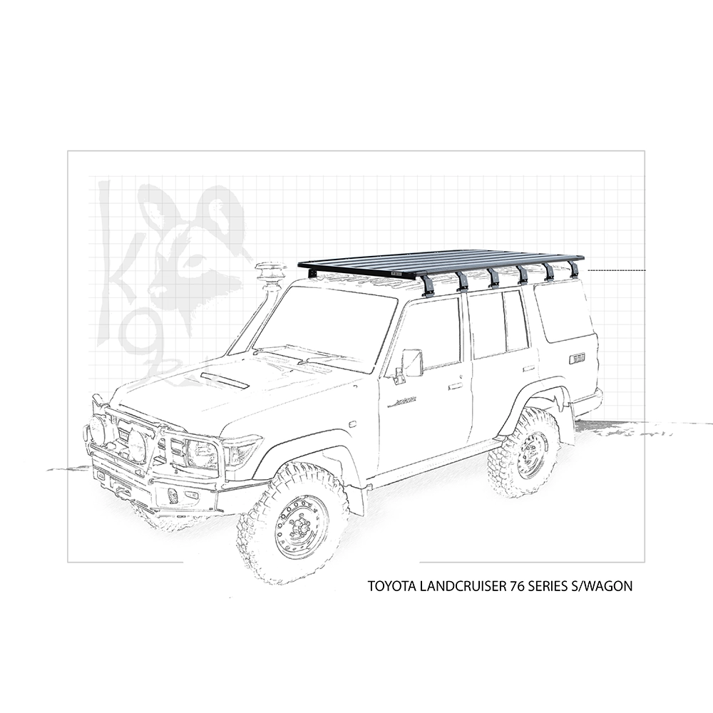 EA -  K9 ROOFRAK 76 ST WAGON 1400W X2200L