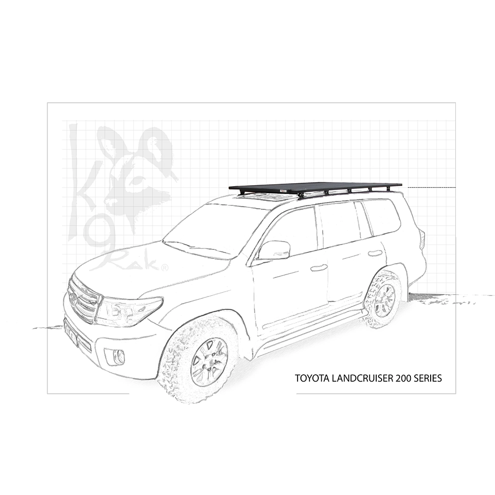 EA -  K9 ROOFRAK 200 SERIES 1350W X2000L