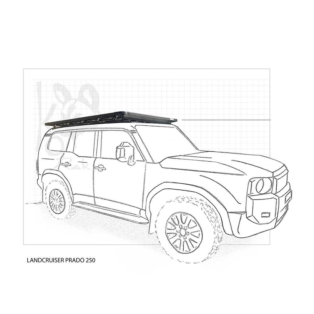 EA - TOYOTA PRADO 250 1350 X 2000 FULL KIT