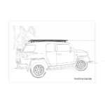 EA -  K9 ROOFRAK FJ CRUISER 1400W X2000L feet only