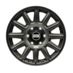 BRAID - BPC-01 7.5"X17" - TOYOTA LC300, BLACK SAT PC, 6X139.7X95.1, ET 25