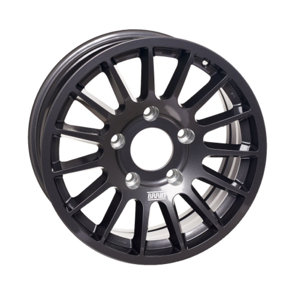 BRAID - WINRACE (S) 8"X17" - NISSAN PATROL Y61, ANTHRACITE SHINY, 6X139.7X110.1, ET0